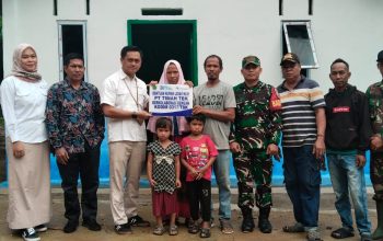 PT Timah Bangun 3 Rumah Layak Huni untuk Warga Karimun