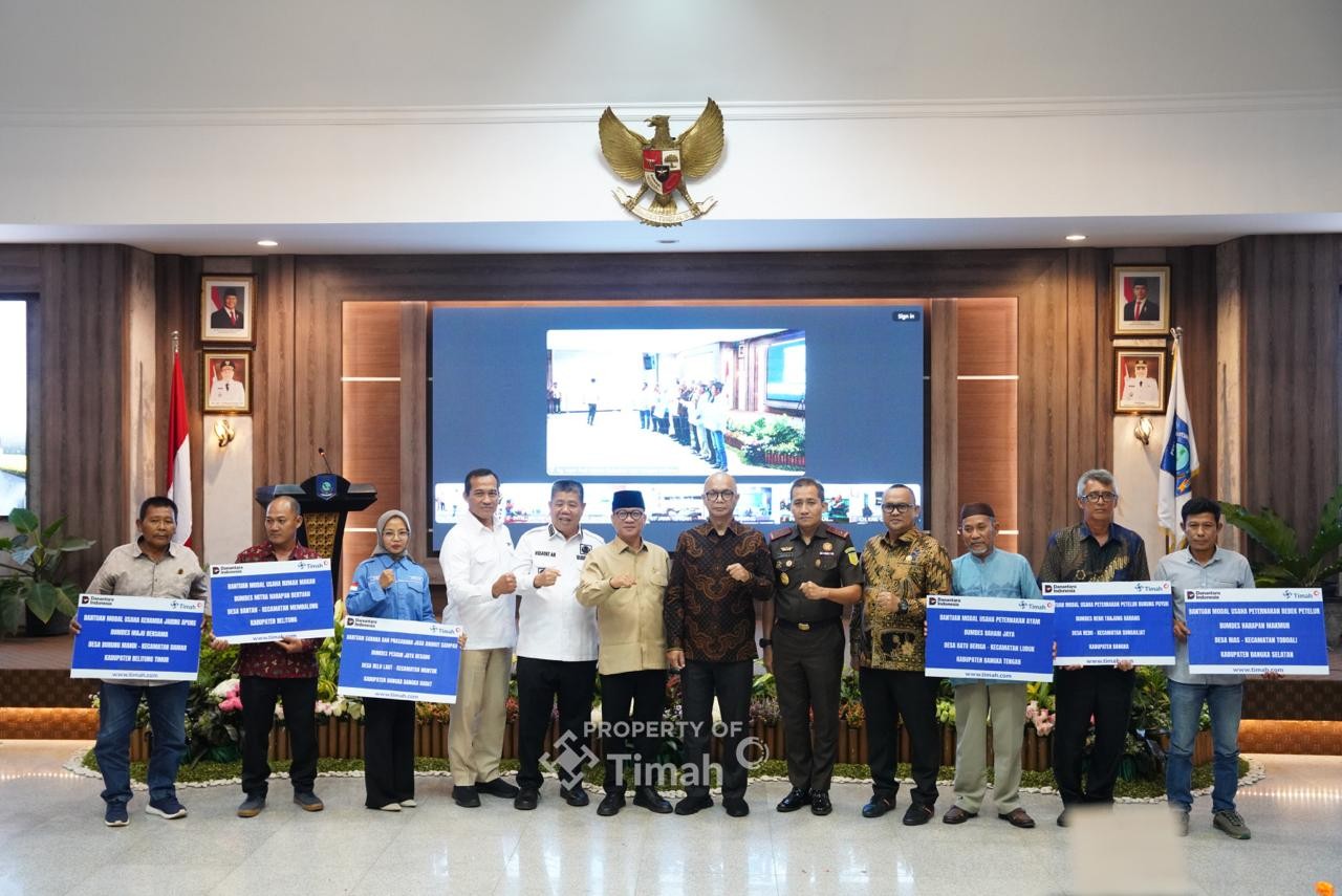 Dorong Kemandirian Desa, PT Timah Serahkan Bantuan Modal Usaha ke 18 BUMDes di Bangka Belitung