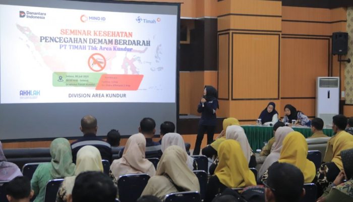 Cegah DBD, PT Timah Gandeng Puskesmas Kundur Barat Gelar Seminar Kesehatan