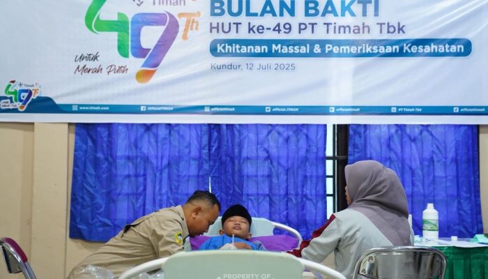 Program Bulan Bakti HUT ke-49, PT Timah Kembali Selenggarakan Khitanan Massal di Kundur