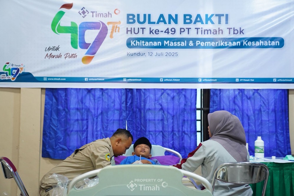 Program Bulan Bakti HUT ke-49, PT Timah Kembali Selenggarakan Khitanan Massal di Kundur