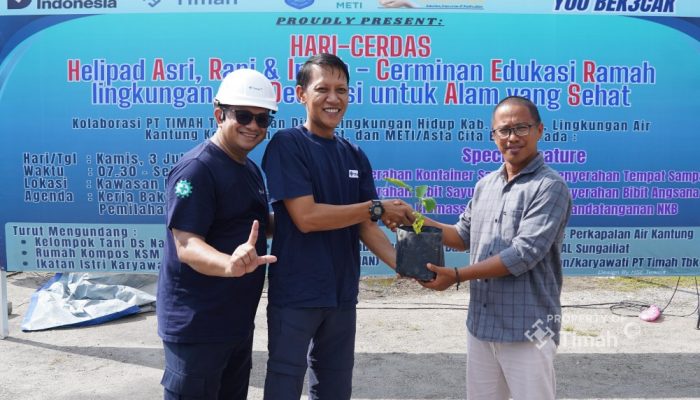 Dukung Ketahanan Pangan, PT Timah Gandeng Kelompok Tani Nangnung Tanam Sayur dan Buah