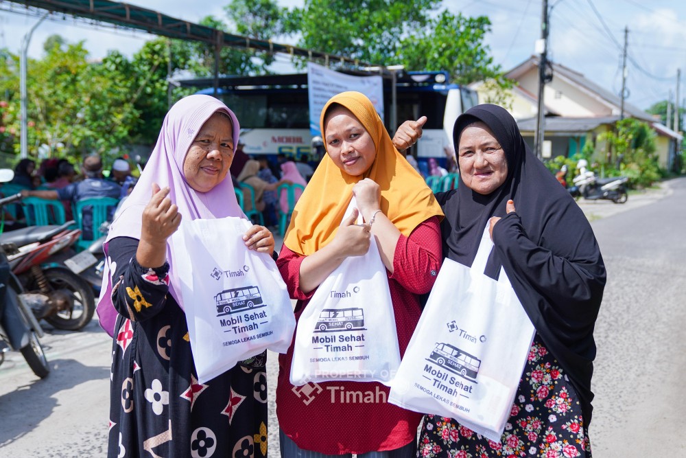 Rangkaian HUT ke-49, PT Timah Hadirkan Mobil Sehat di Bangka Tengah, Ratusan Warga Antusias