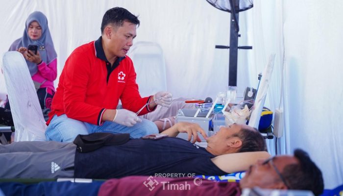 Aksi Donor Darah Warnai HUT ke-49 PT Timah di Kundur, 110 Kantong Terkumpul, Warga: Ini Aksi Mulia