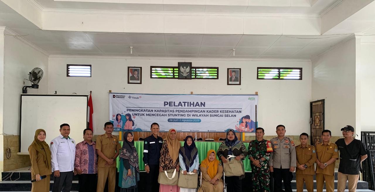 Cegah Stunting di Sungai Selan, PT Timah Gelar Pelatihan untuk Kader Kesehatan