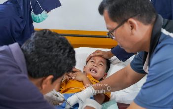 Bulan Bakti PT Timah, Ratusan Anak Antusias Ikuti Sunatan Massal di Belinyu