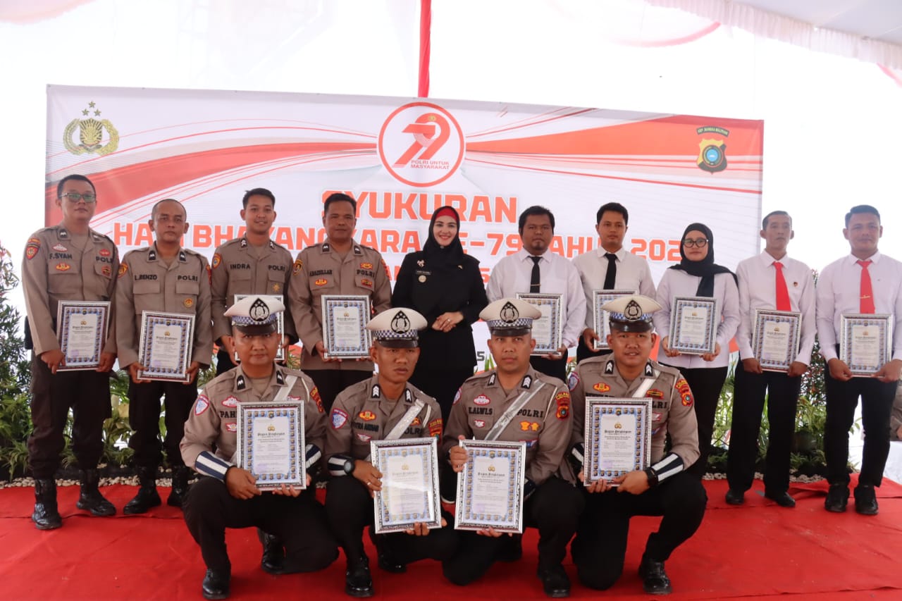 Hari Bhayangkara ke-79, Polres Basel Beri Penghargaan hingga Resmikan Polsek Baru