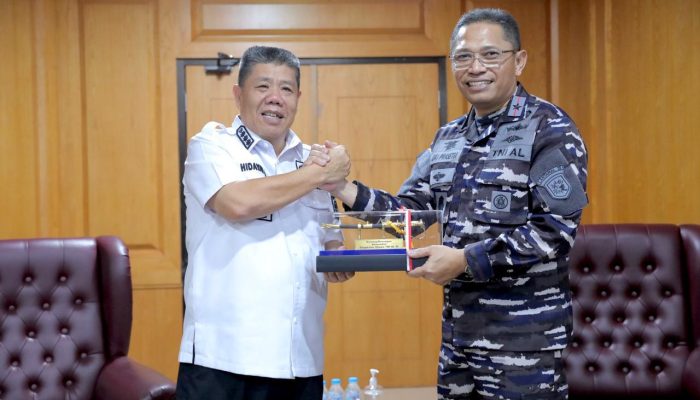 Bertemu Danlantamal III, Gubernur Babel Bahas Upaya Tekan Penyelundupan