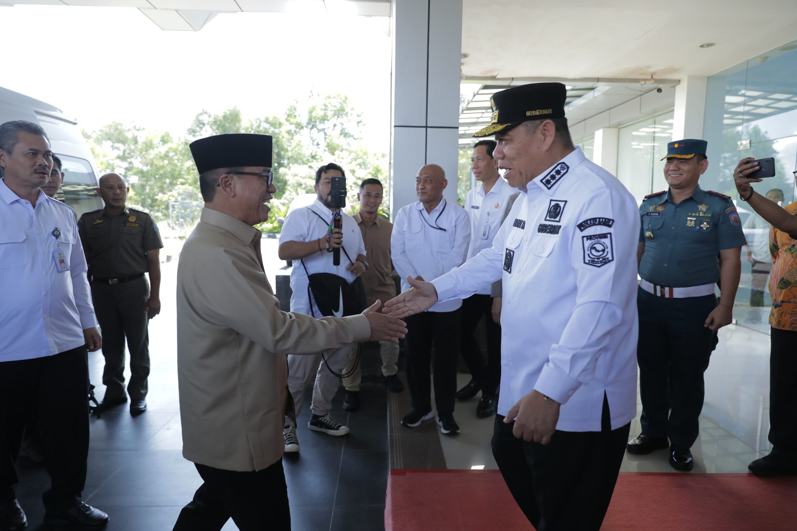 Gubernur Babel Sambut Mendes dan Jamintel di Pangkalpinang, Harap Sinergi Pusat-Daerah Makin Kuat