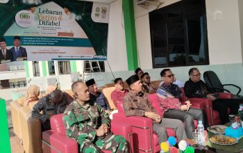 Mayor Nawawi Hadiri Lebaran Yatim dan Difabel di Bangka Barat