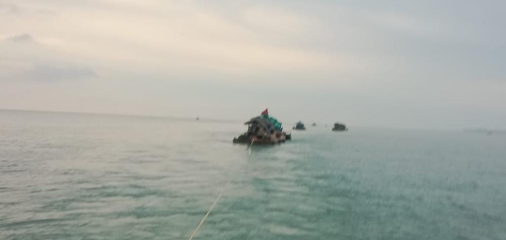 Tepis Fitnah Oknum Wartawan, Satpolairud Polres Bangka Barat Kembali Amankan 7 Ponton Tambang Ilegal di Teluk Inggris