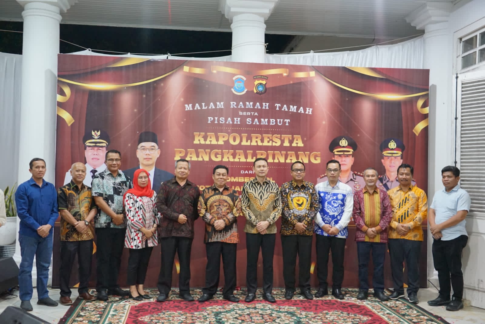 Pisah Sambut Kapolresta, Pj Wali Kota Pangkalpinang Apresiasi Sinergi
