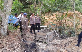 Operasi Tambang Ilegal di Kaki Bukit Menumbing Diduga Bocor, Polisi Hanya Temukan Alat, Pelaku Kabur