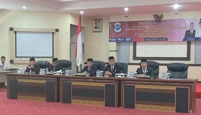 Pj Wali Kota Pangkalpinang Ajak OPD Benahi Kota Secara Terpadu