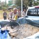 Ditlantas Polda Babel Lepas Ratusan Ikan Dan Burung di Kawasan Taman Bhaypark
