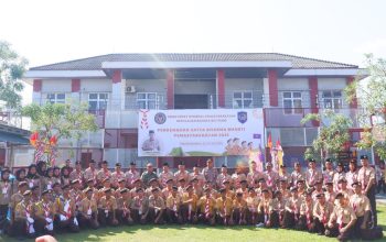 Bina Karakter Warga Binaan, Lapas Narkotika Pangkalpinang Gelar Perkemahan Pramuka