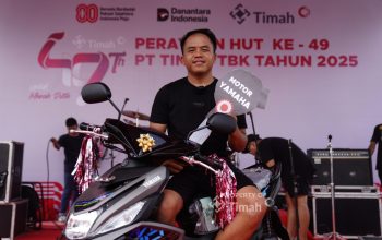 Kisah Haru Warga Toboali saat Dapat Motor di Pekan Sehat HUT ke-49 PT Timah Tbk