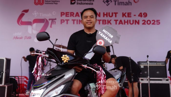Kisah Haru Warga Toboali saat Dapat Motor di Pekan Sehat HUT ke-49 PT Timah Tbk