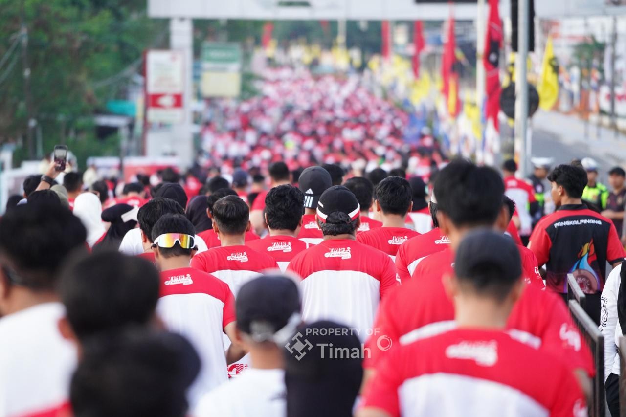 Gelaran TINS Half Marathon Jadi Angin Segar Bagi UMKM, Pedagang Akui Omset Meningkat Drastis