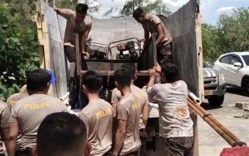 Polres Belitung Tertibkan Tambang Timah Ilegal di Hutan Lindung Juru Seberang, Pelaku Tak Tersentuh