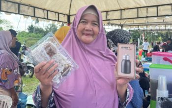 UMKM di Belinyu Ketiban Berkah di Pekan Sehat PT Timah, Winda: Alhamdulillah Dagangan Saya Terjual Habis