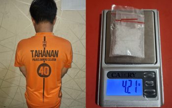 Pengedar Sabu di Jalan Damai Toboali Ditangkap, Polisi Sita 4,21 Gram Barang Bukti