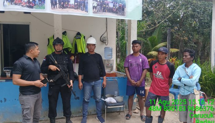Tiga Warga Badau Diamankan saat Nambang Ilegal di WIUP PT Timah, Pelaku Diserahkan ke Polisi