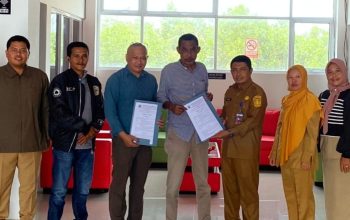 Tingkatkan Budaya Literasi, Dinas Perpustakaan Teken MoU dengan GPMB dan PWI Basel