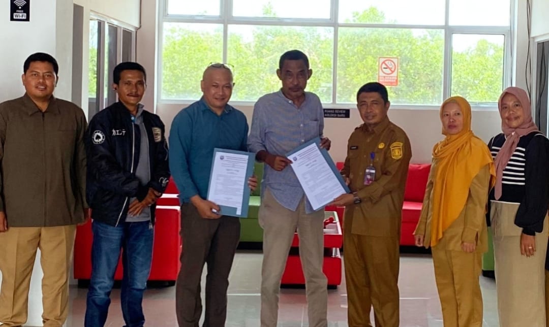 Tingkatkan Budaya Literasi, Dinas Perpustakaan Teken MoU dengan GPMB dan PWI Basel