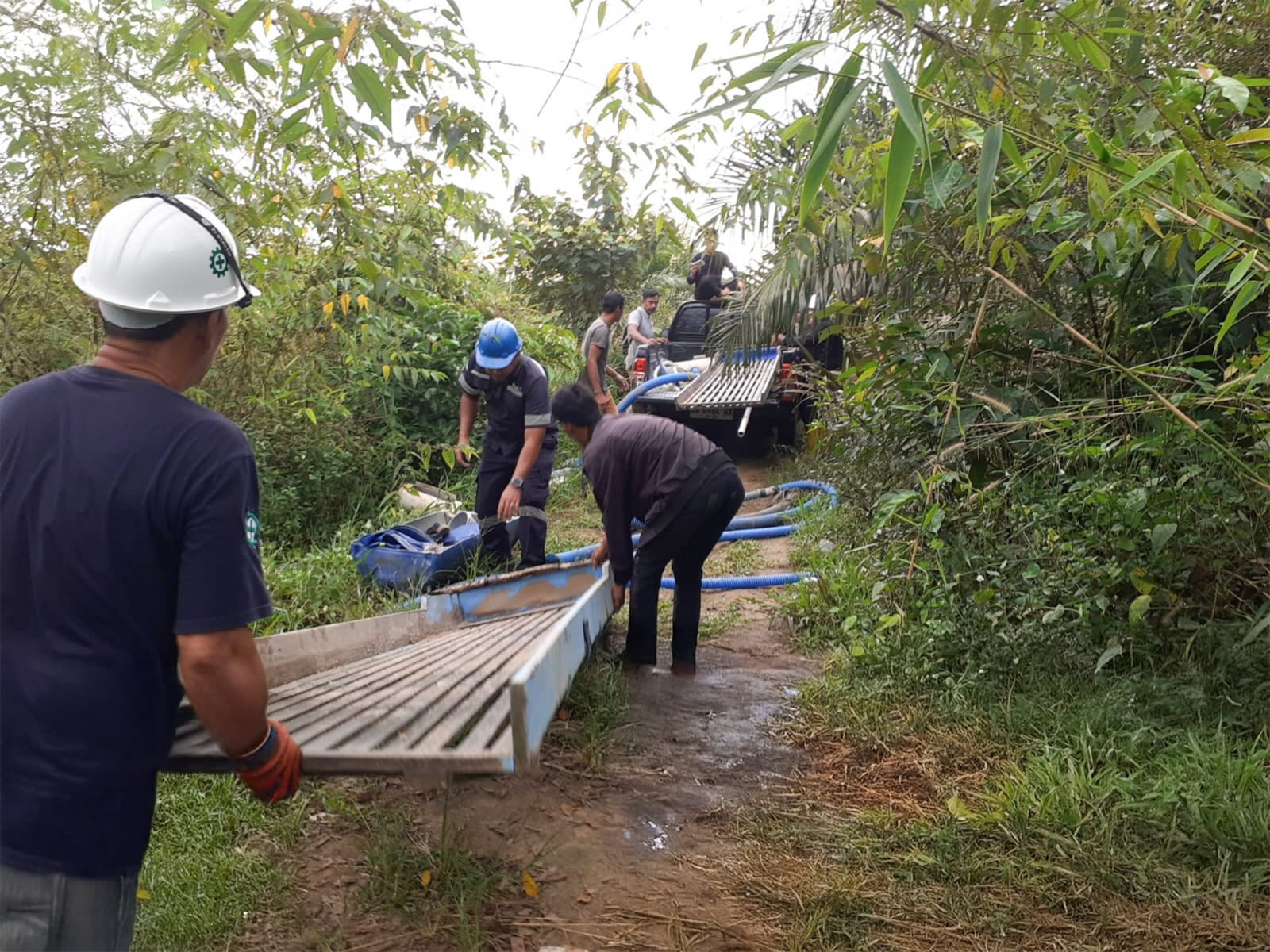 PT Timah Bersama Tim Gabungan Tertibkan Tambang Ilegal di Belitung