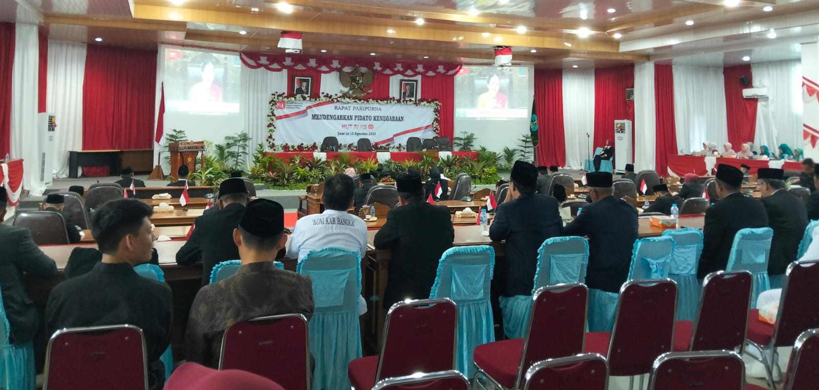 DPRD Bangka Gelar Paripurna Pidato Kenegaraan HUT ke-80 RI