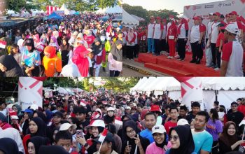 Ribuan Warga Padati Pekan Sehat PT Timah di Pantai Nek Aji