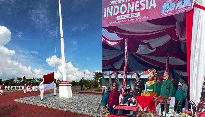 Upacara HUT ke-80 RI di Basel Khidmat, Riza Herdavid Ingatkan Semangat Persatuan