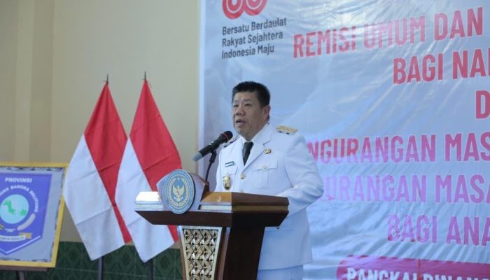 Gubernur Babel Ajak Warga dan Anak Binaan Pemasyarakatan Jadi Pribadi Taat Hukum