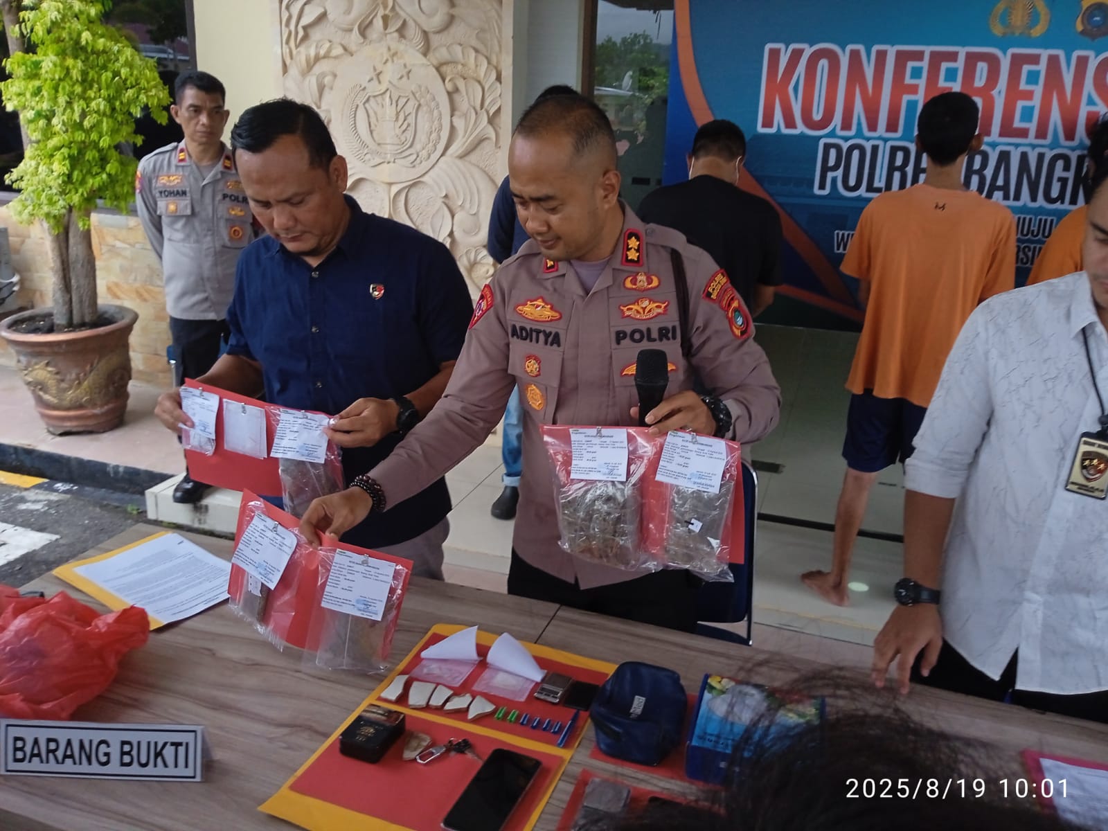 Rilis Kasus Narkoba, Polres Bangka Barat Amankan 3 Tersangka dan Ratusan Gram Sabu