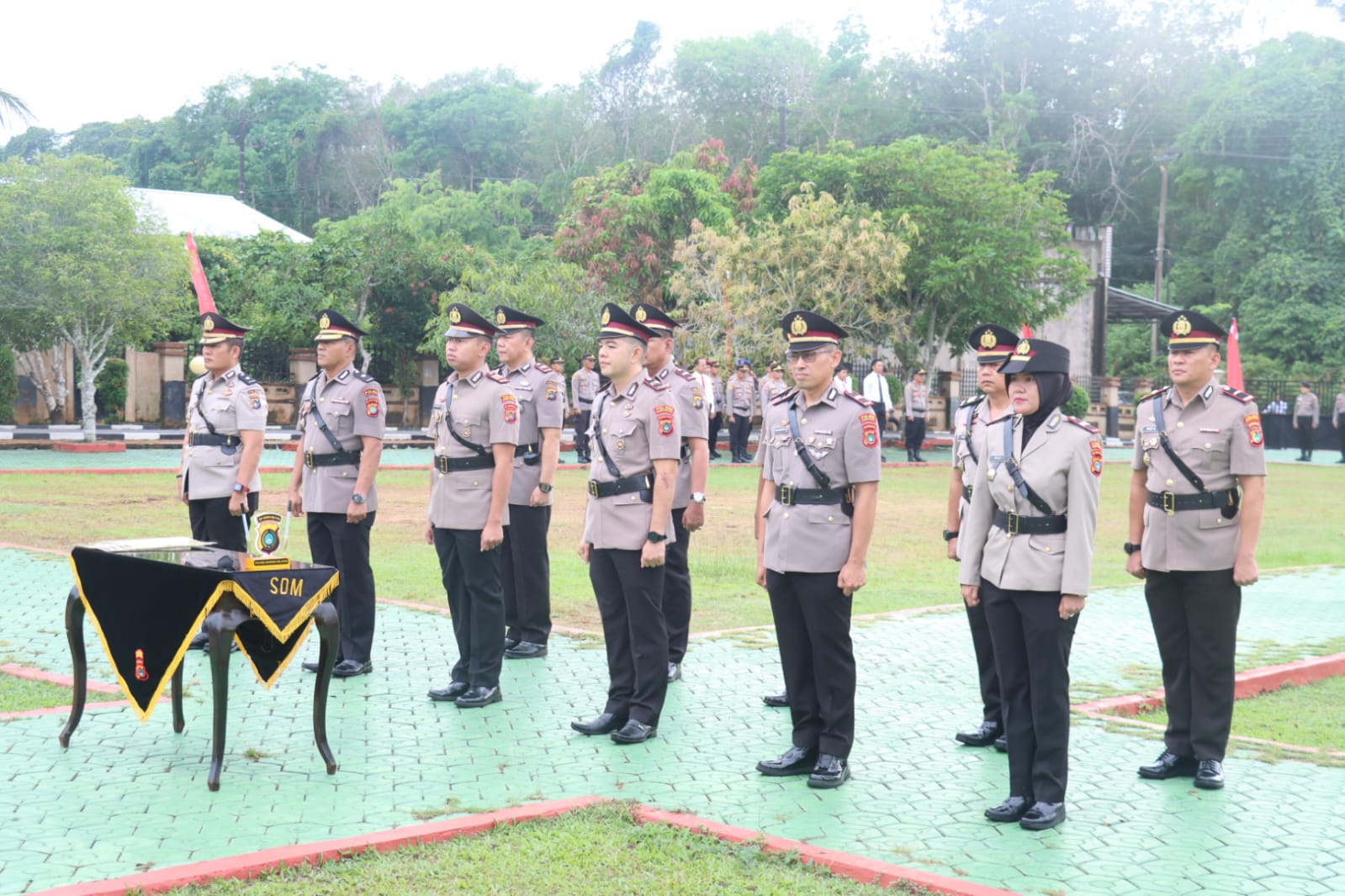 Enam Pejabat Utama Polres Basel Berganti, Kasat Lantas Kini Dijabat Perwira Perempuan