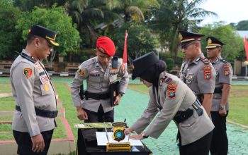 Enam Pejabat Utama Polres Basel Berganti, Kasat Lantas Kini Dijabat Perwira Perempuan