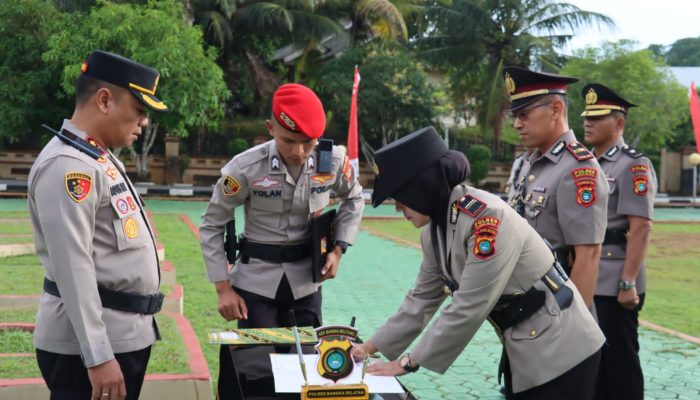 Enam Pejabat Utama Polres Basel Berganti, Kasat Lantas Kini Dijabat Perwira Perempuan