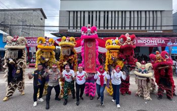 FOBI Basel Tampilkan Atraksi Barongsai di Karnaval HUT ke-80 RI Toboali