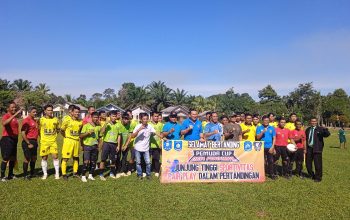Rayakan Kemerdekaan, Pemuda Desa Penyampak Gelar Turnamen Sepak Bola
