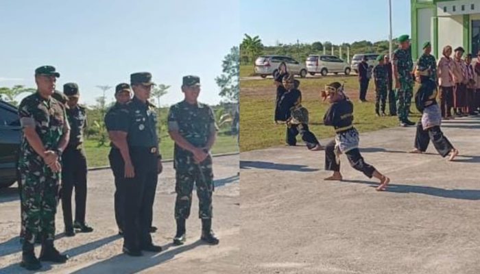 Sambangi Kodim 0432 Basel, Tim Penilai Lomba Binter TNI AD Disambut Meriah