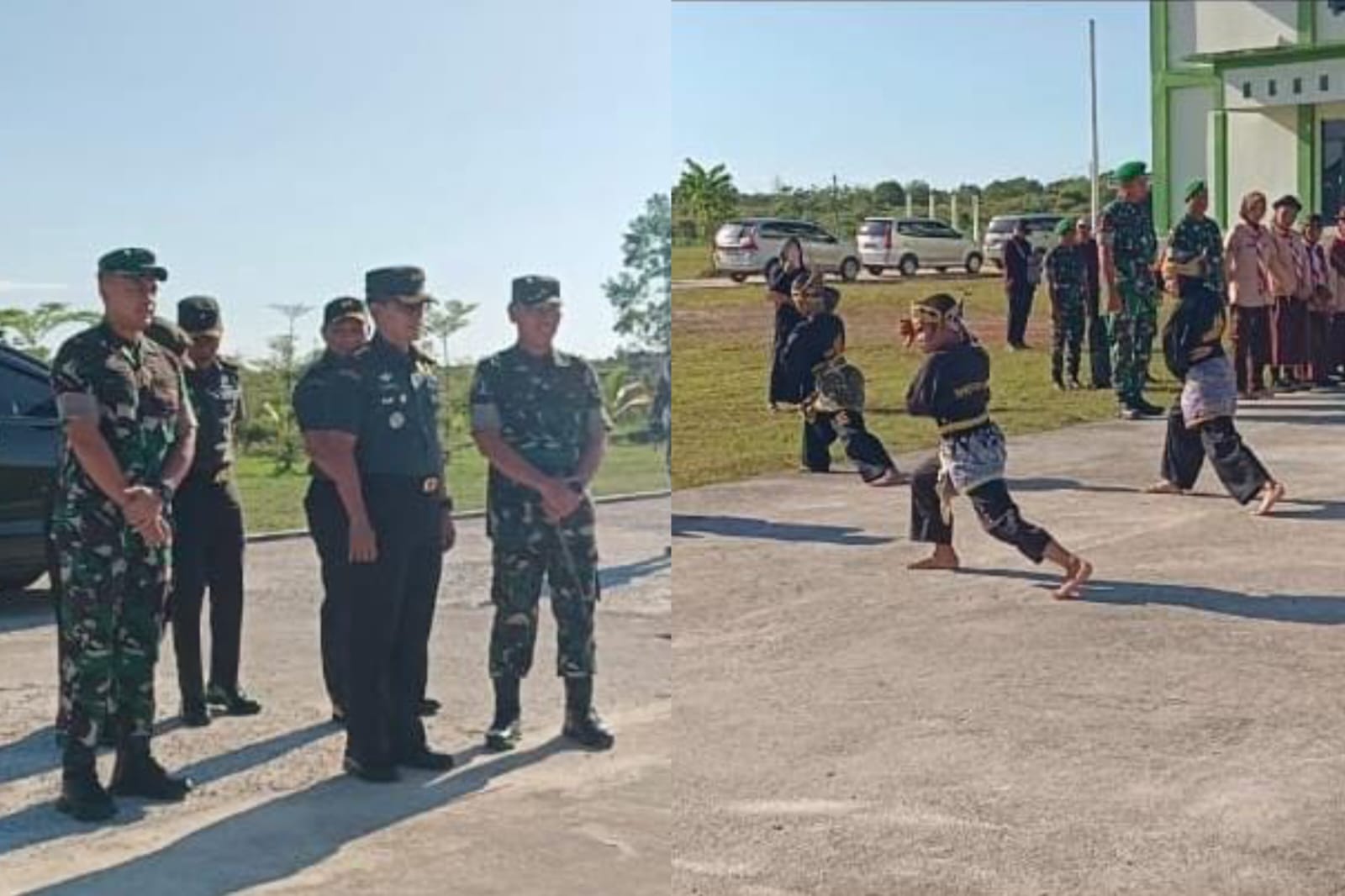 Sambangi Kodim 0432 Basel, Tim Penilai Lomba Binter TNI AD Disambut Meriah