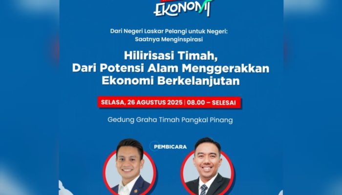 MIND ID dan PT Timah Ajak Jurnalis & Mahasiswa di Babel Ikuti MediaMIND, Angkat Potensi Hilirisasi Timah