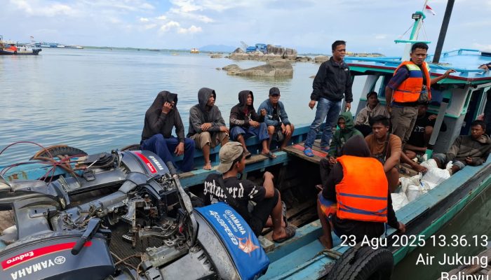 PT Timah Tbk Bersama Polres Bangka Barat Tertibkan Tambang Ilegal di IUP Perusahaan, Delapan PIP Tower Diamankan 
