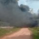 Diduga Dibakar Massa, Fasilitas PT SNS di Pulau Lepar Hangus Terbakar