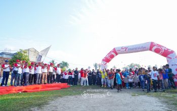 Ribuan Warga Belinyu Antusias Ikuti Pekan Sehat HUT ke-49 PT Timah