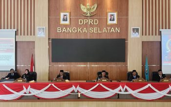 Bupati dan Wakil Bupati Bersama DPRD Basel Ikuti Pidato Kenegaraan HUT ke-80 RI
