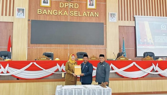 Wakil Bupati Basel Paparkan Anggaran KUPA-PPAS 2025 dan Target Pembangunan 2026 di Paripurna DPRD