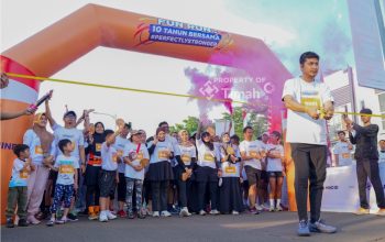TKPP Rayakan Satu Dekade dengan Fun Run, Bagi-Bagi Kursi Roda hingga Doorprize untuk Warga