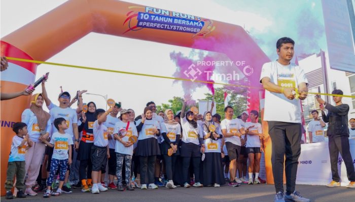 TKPP Rayakan Satu Dekade dengan Fun Run, Bagi-Bagi Kursi Roda hingga Doorprize untuk Warga